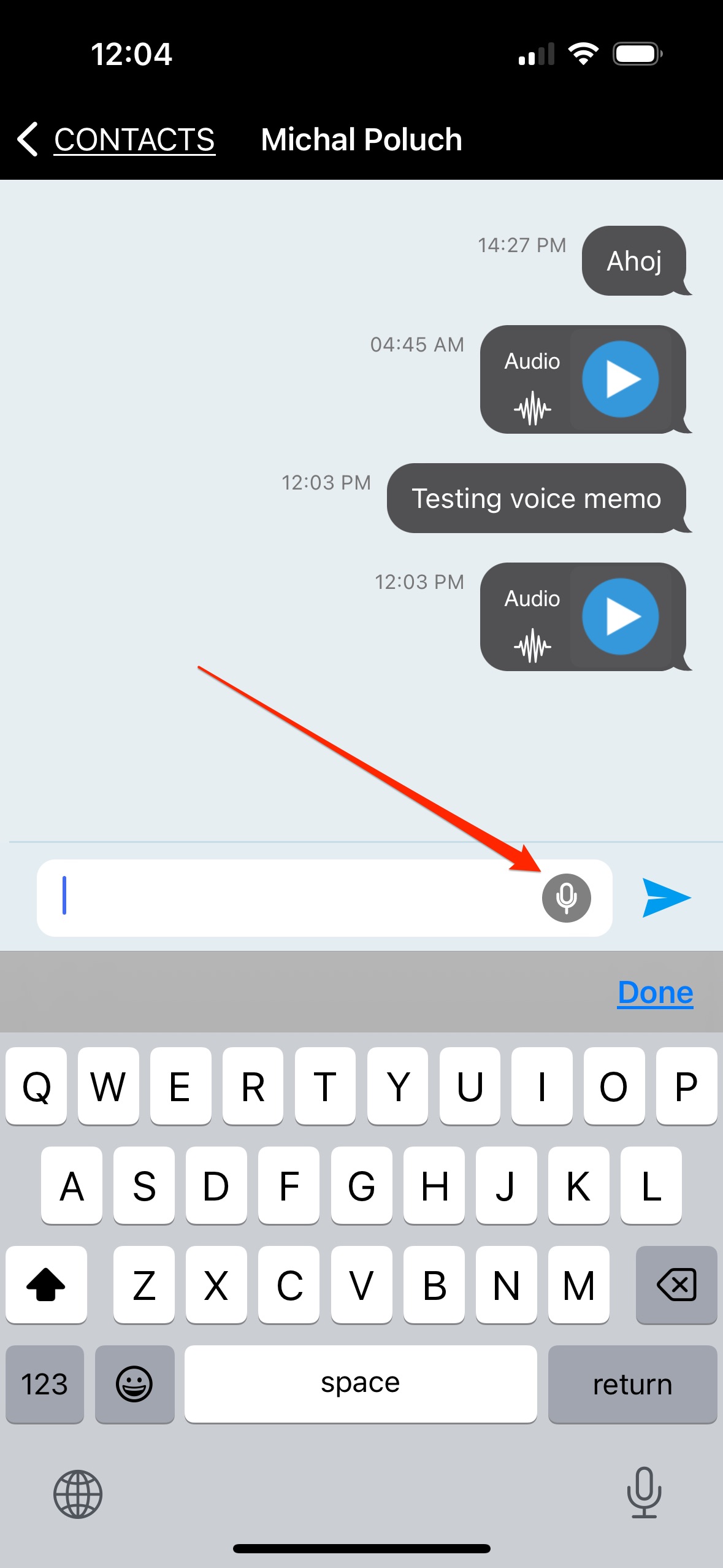 Chat Voice Messaging – English